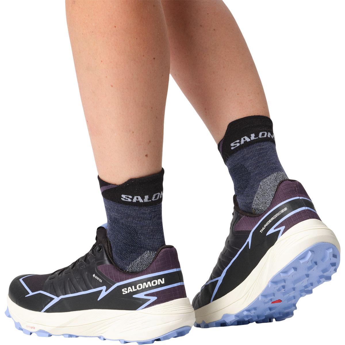Salomon Thundercross GTX Terrengløpesko Dame Black / Nightshade / Hydrangea