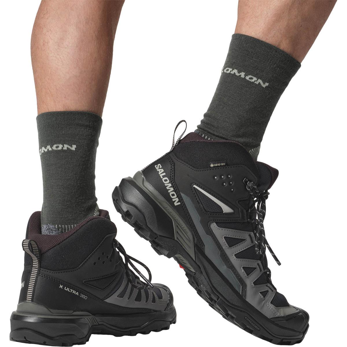Salomon X Ultra 360 Mid GTX Vandrestøvler Herre Black / Magnet / Pewter