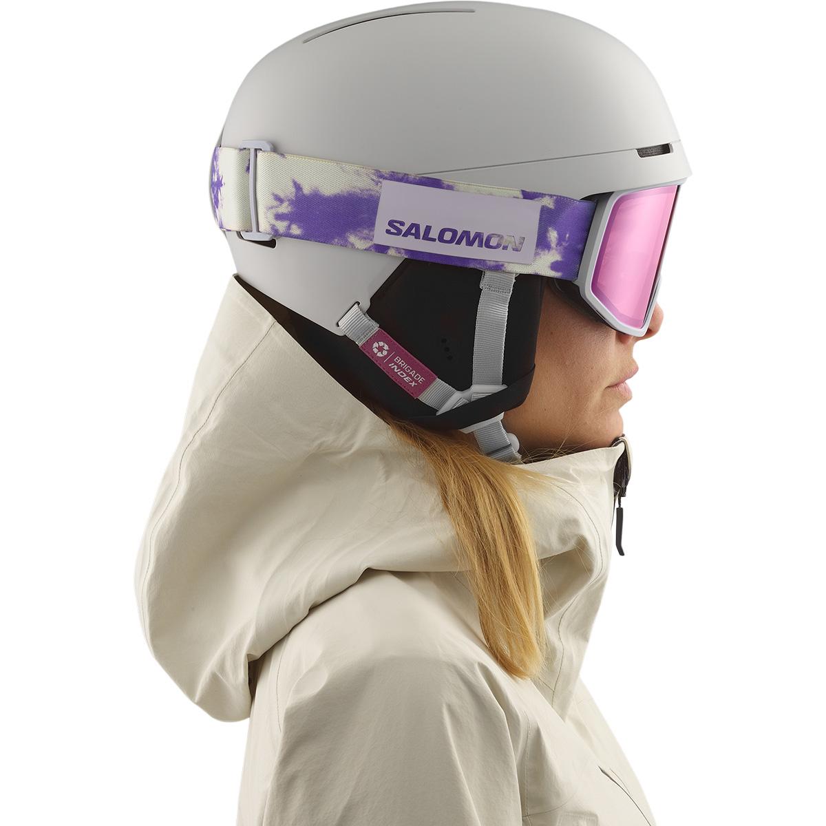 Salomon Brigade Index Skihjelm Grey Violet/