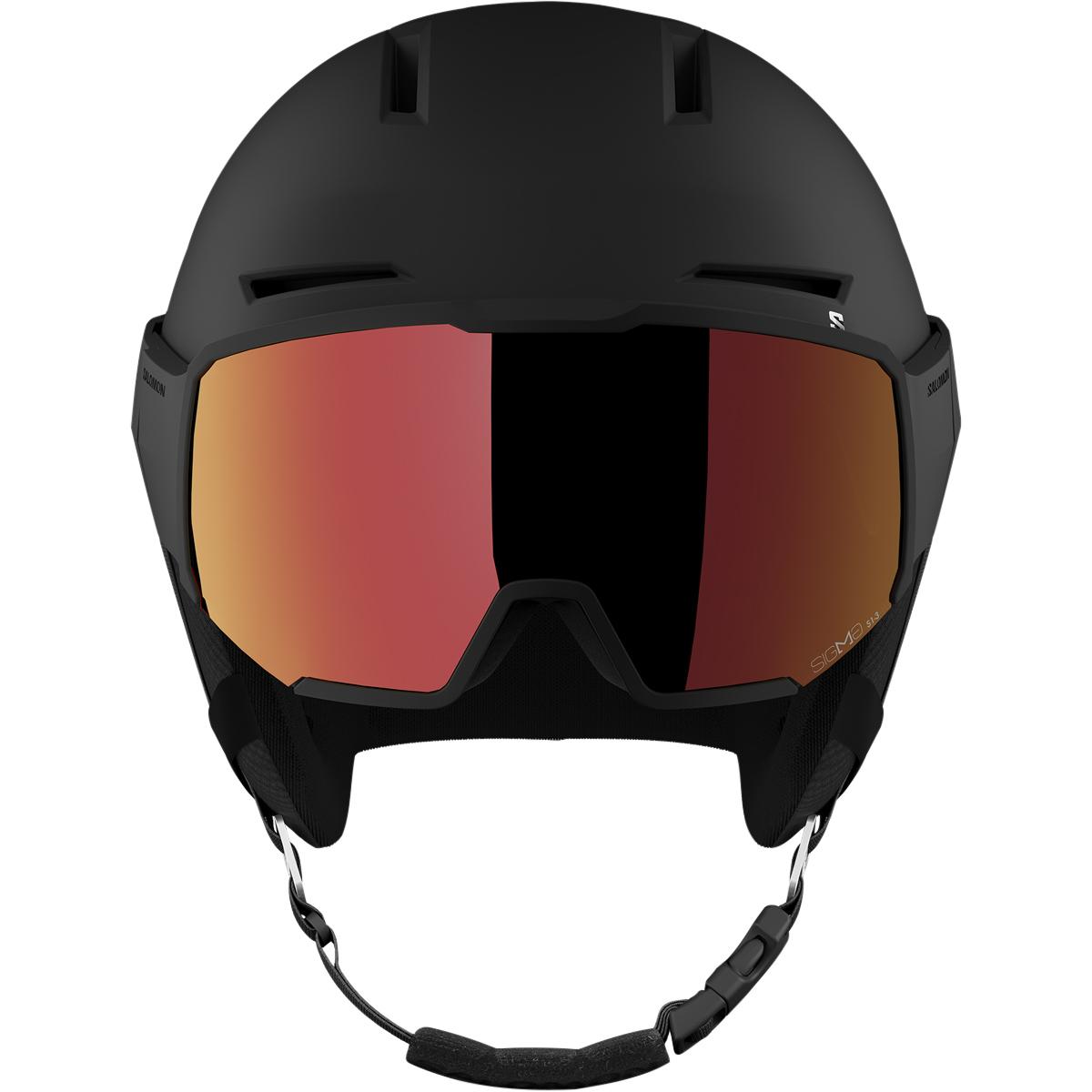 Salomon OSMO Pro Sigma Skihjelm M/Fotokromisk Visir Black/