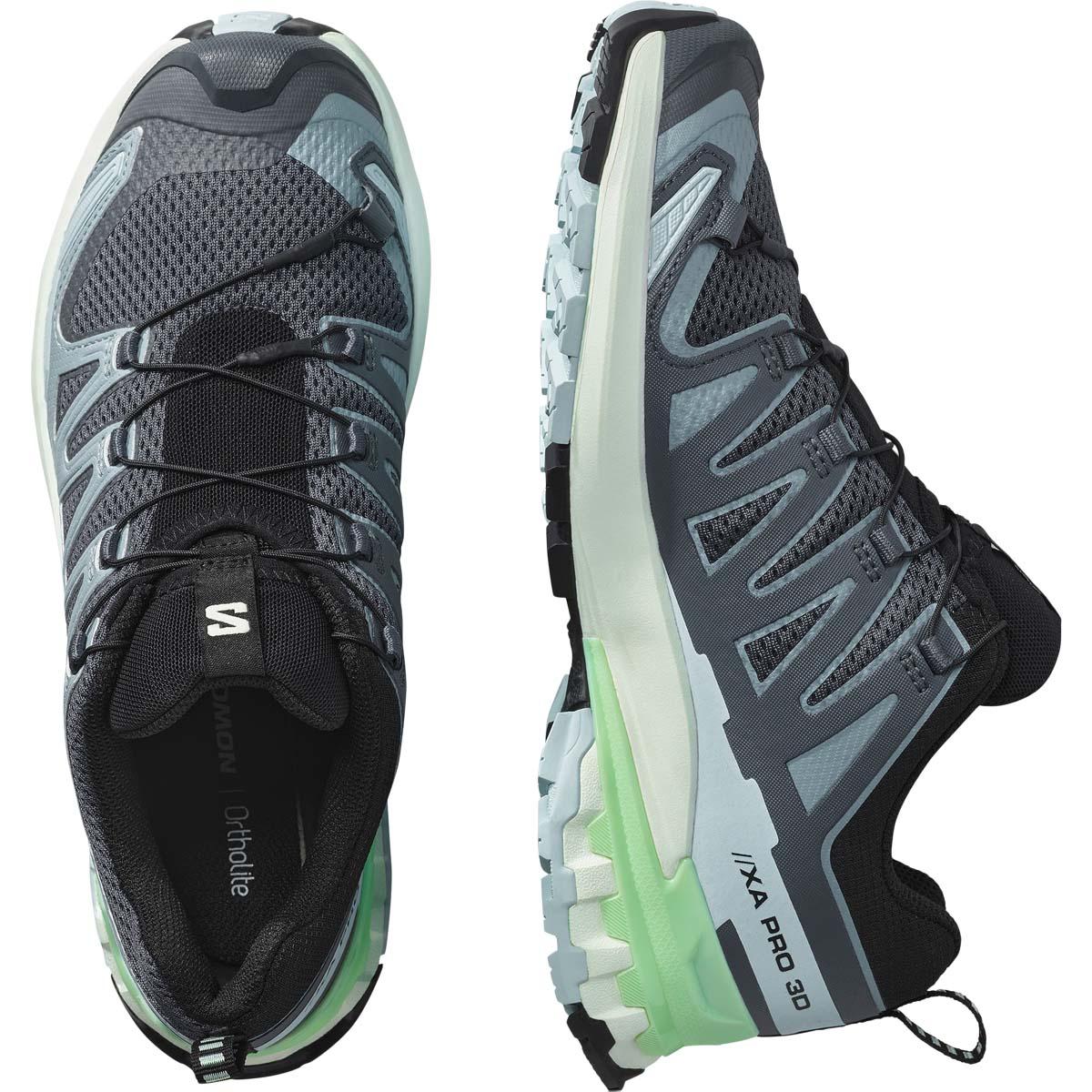 Salomon XA Pro 3D V9 Vandresko Dame Turbulence/Iced Aqua/Patina Gr
