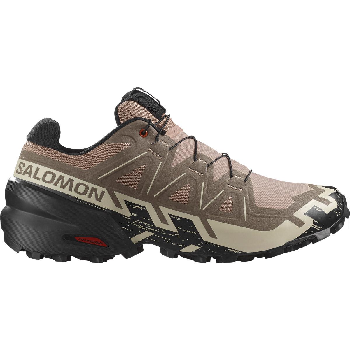 Salomon Speedcross 6 Terrengløpesko Herre Natural / Black / Almond Milk