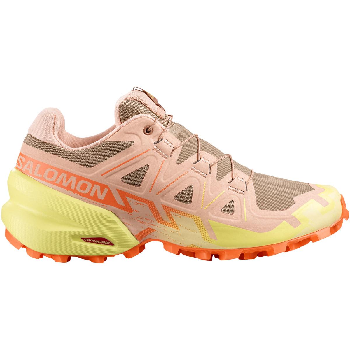 Salomon Speedcross 6 Terrengløpesko Dame Burro/Sun Lm/Almond