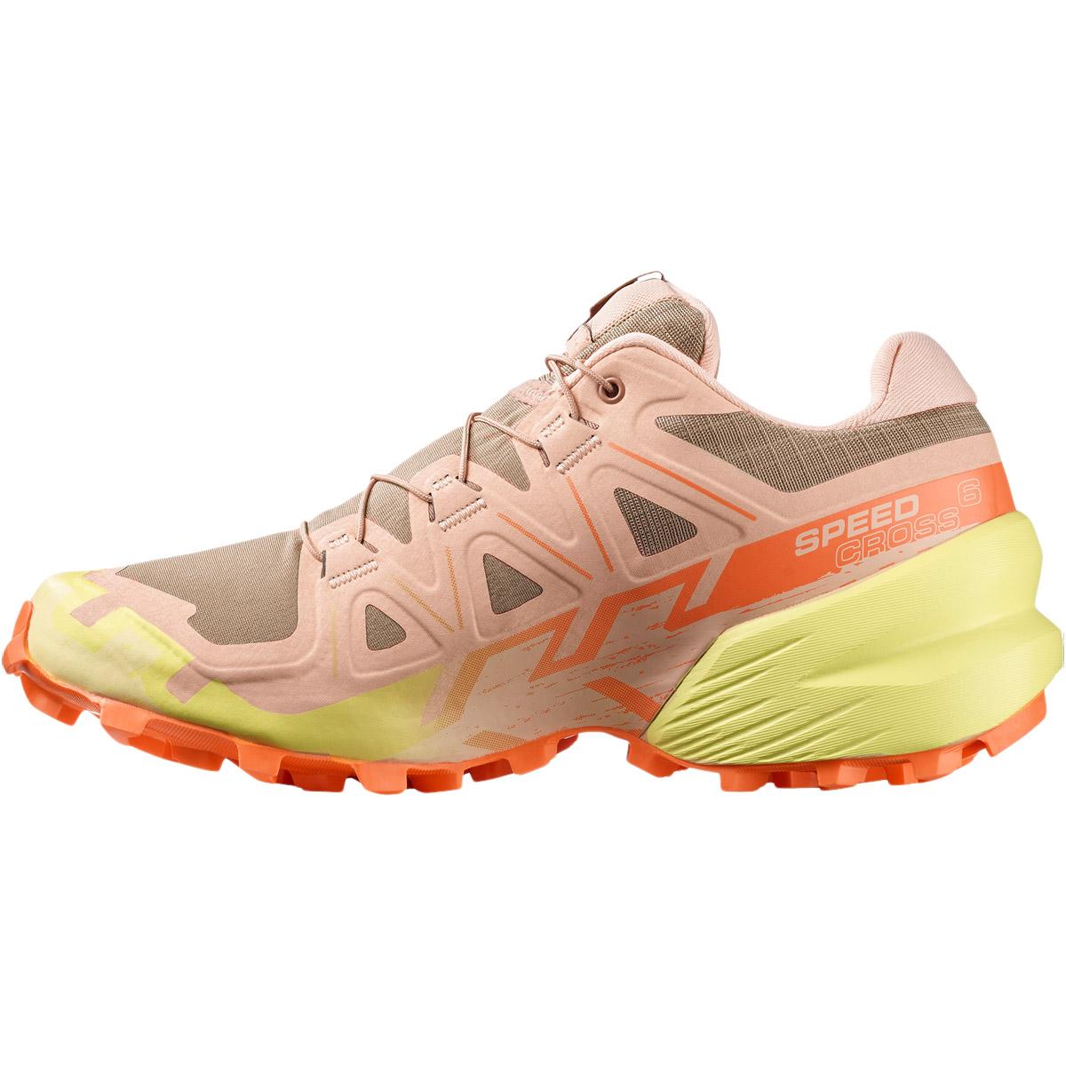 Salomon Speedcross 6 Terrengløpesko Dame Burro/Sun Lm/Almond