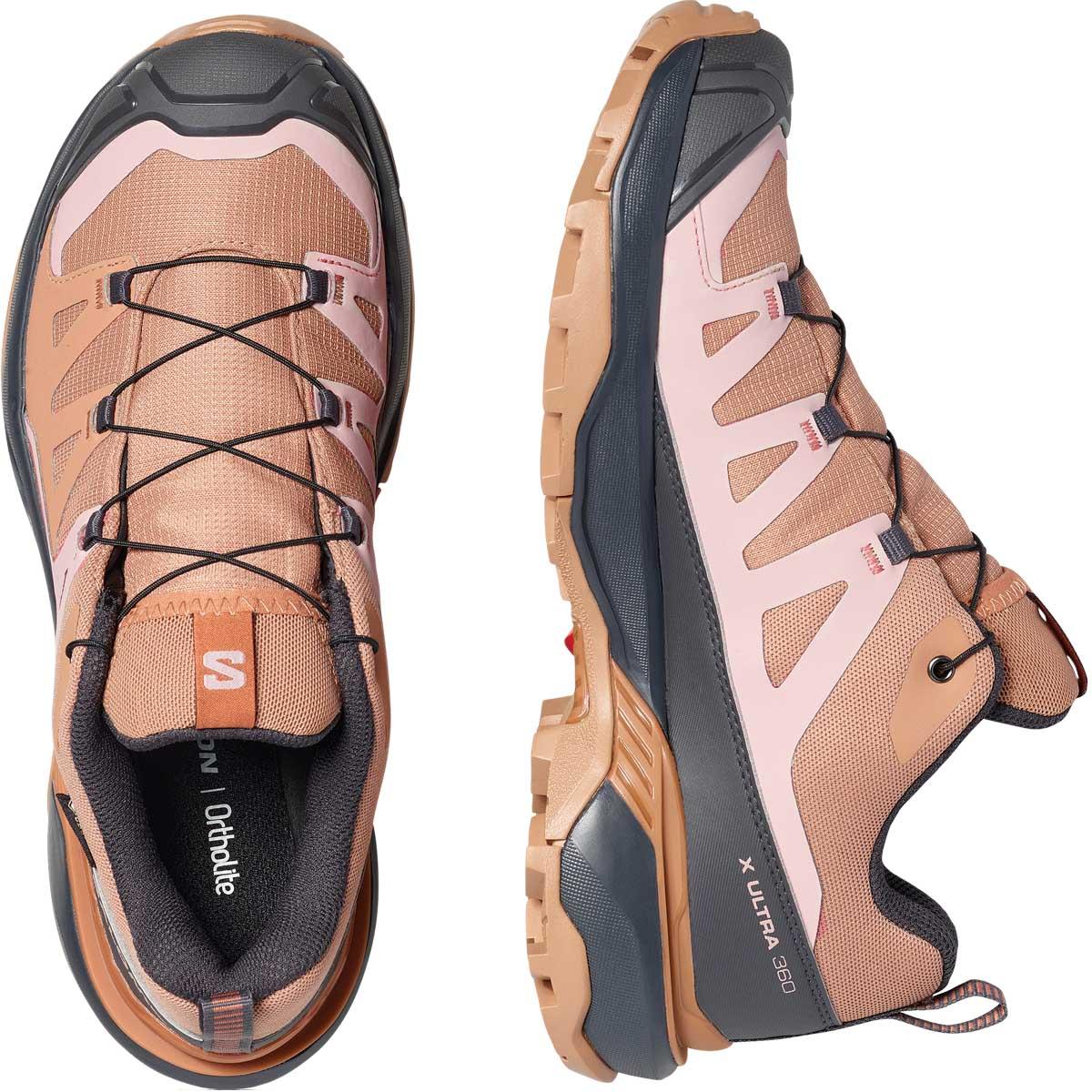Salomon X Ultra 360 GTX Sneakers Dame Burro/Asphal/Pec