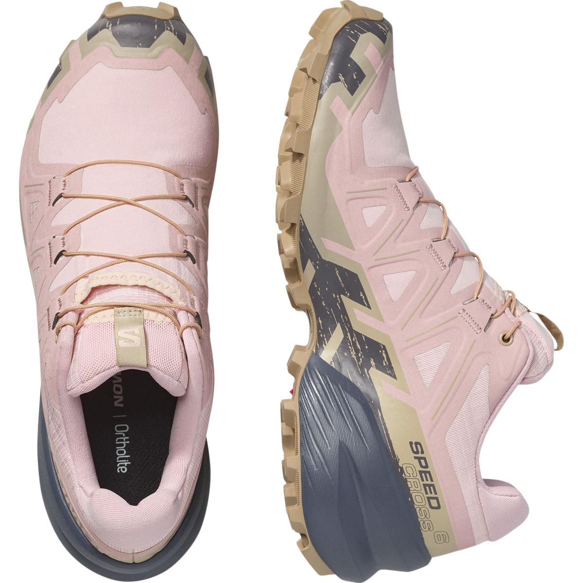 Salomon Speedcross 6 Terrengløpesko Dame Tapioca/Shadow Gray/Slate Gree
