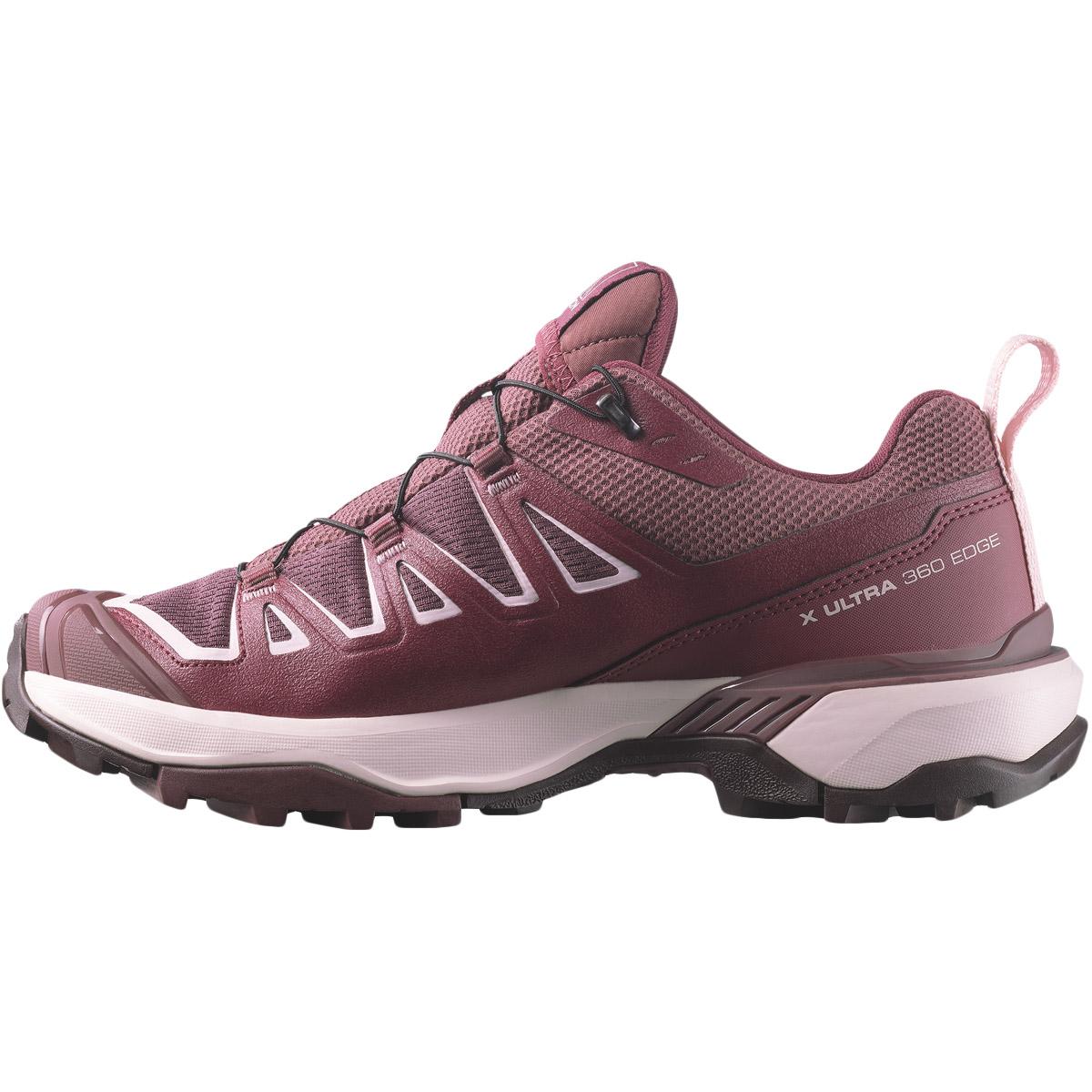 Salomon X Ultra 360 Edge GTX Sneakers Dame Huckleberry/Maroon Banner/Icy