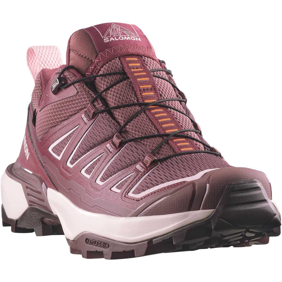 Salomon X Ultra 360 Edge GTX Sneakers Dame Huckleberry/Maroon Banner/Icy