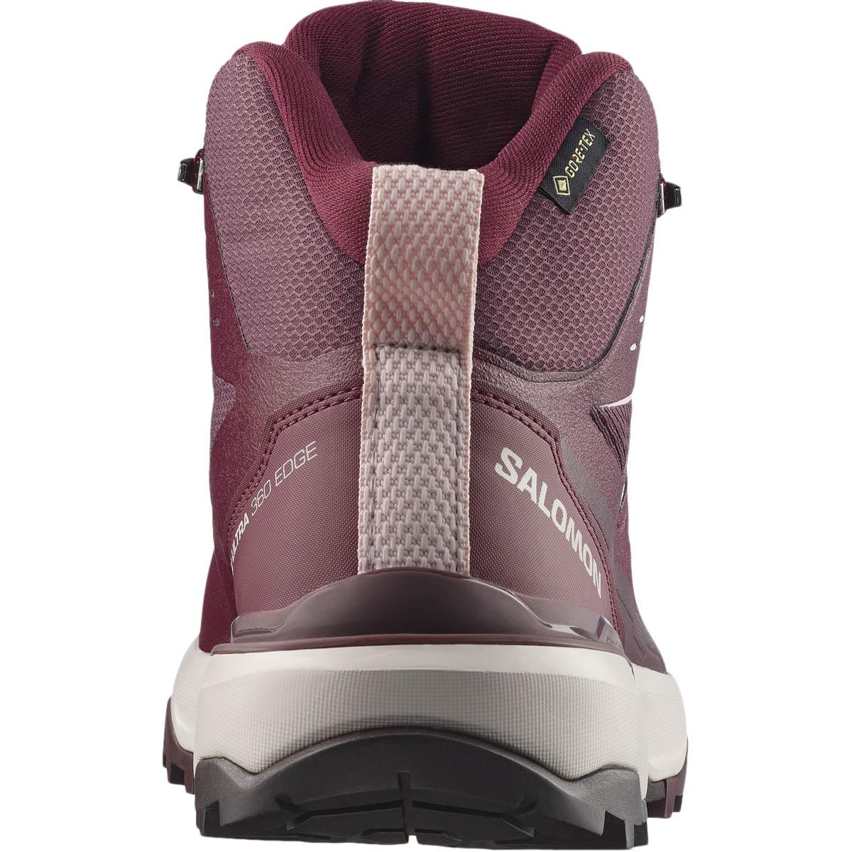Salomon X Ultra 360 Edge GTX Vandrestøvler Dame Huckleberry/Maroon Banner/Icy