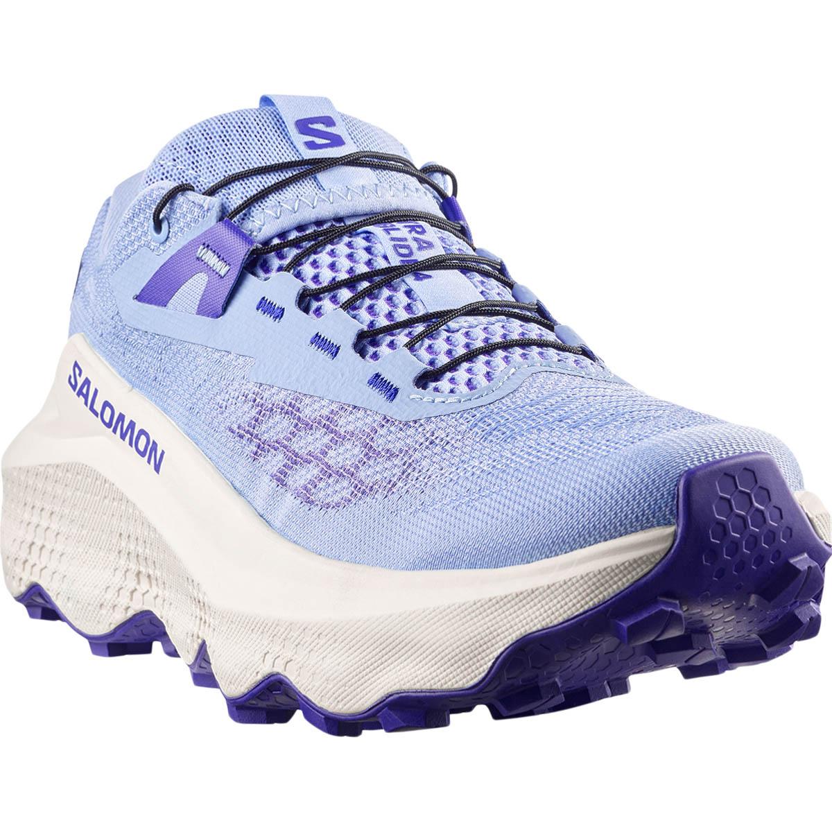 Salomon Ultra Glide 4 Terrengløpesko Dame Brunnera Blue / Vanilla Ice / Deep Blue