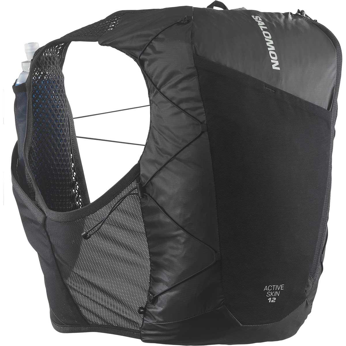 Salomon Active Skin 12L Løberygsæk BLACK / METAL