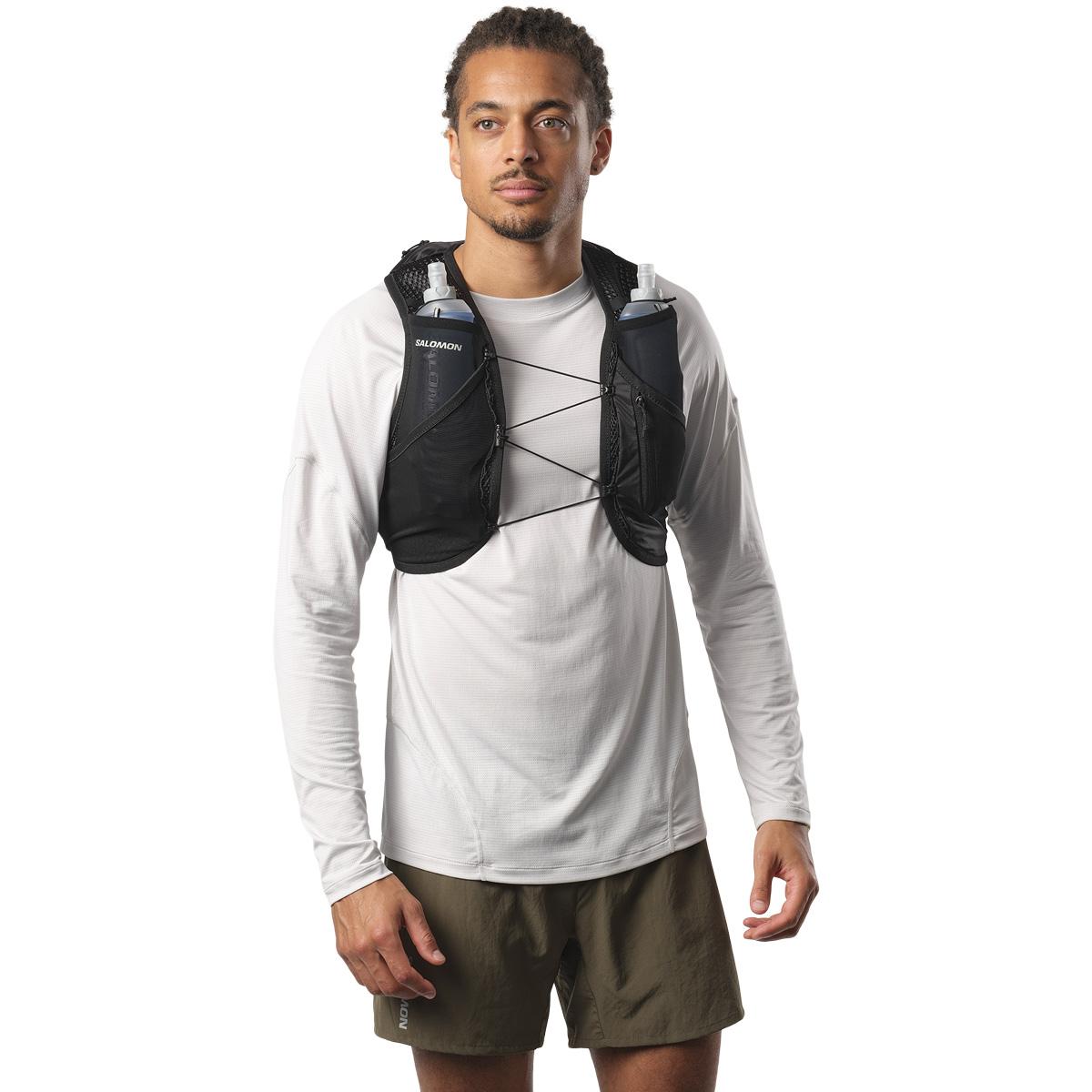 Salomon Active Skin 8L Løberygsæk BLACK / METAL