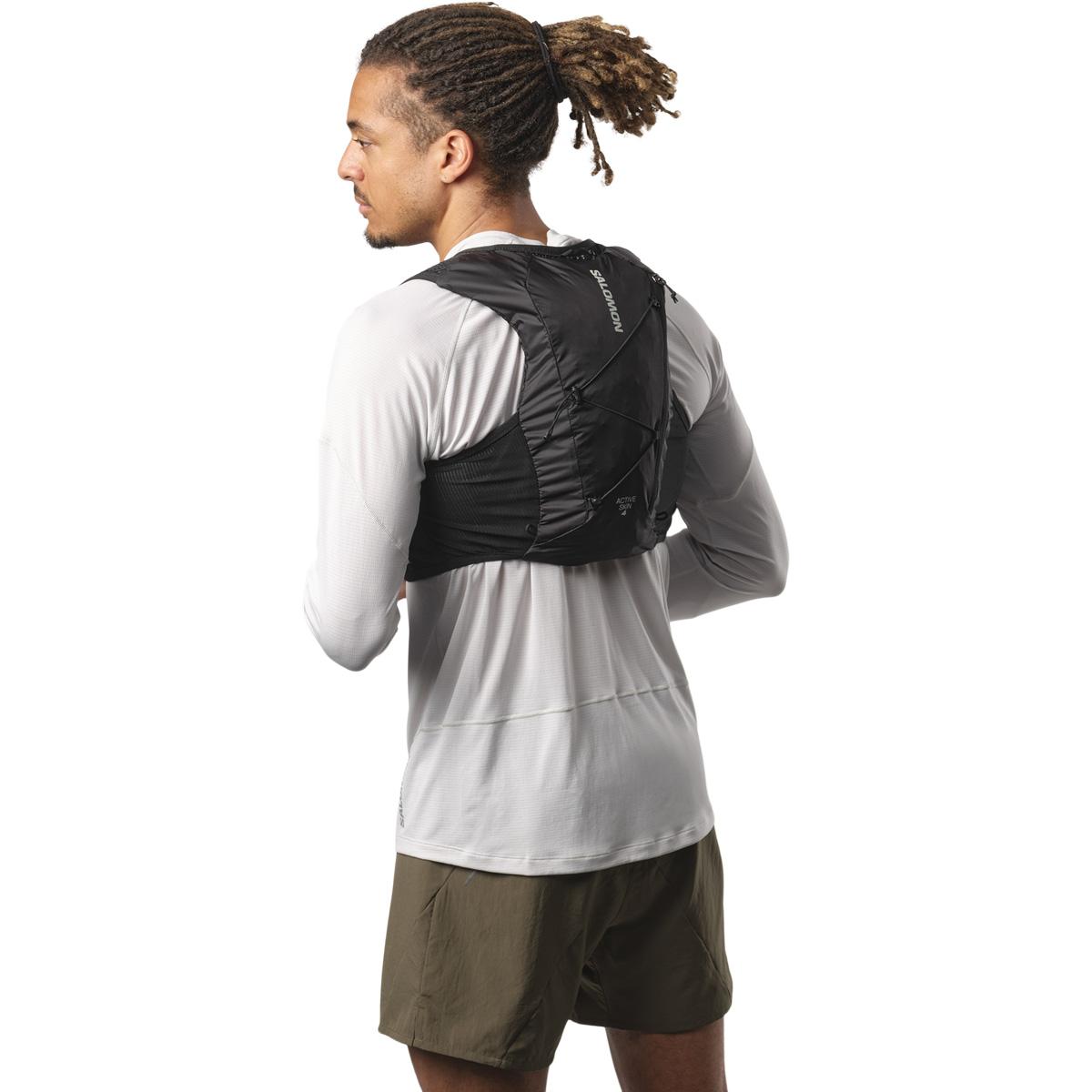 Salomon Active Skin 4L Løberygsæk BLACK / METAL