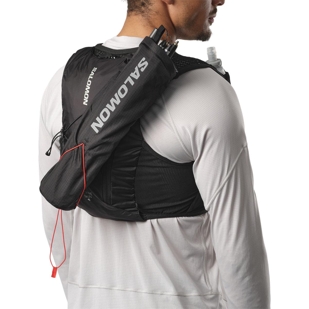 Salomon Active Skin 4L Løberygsæk BLACK / METAL