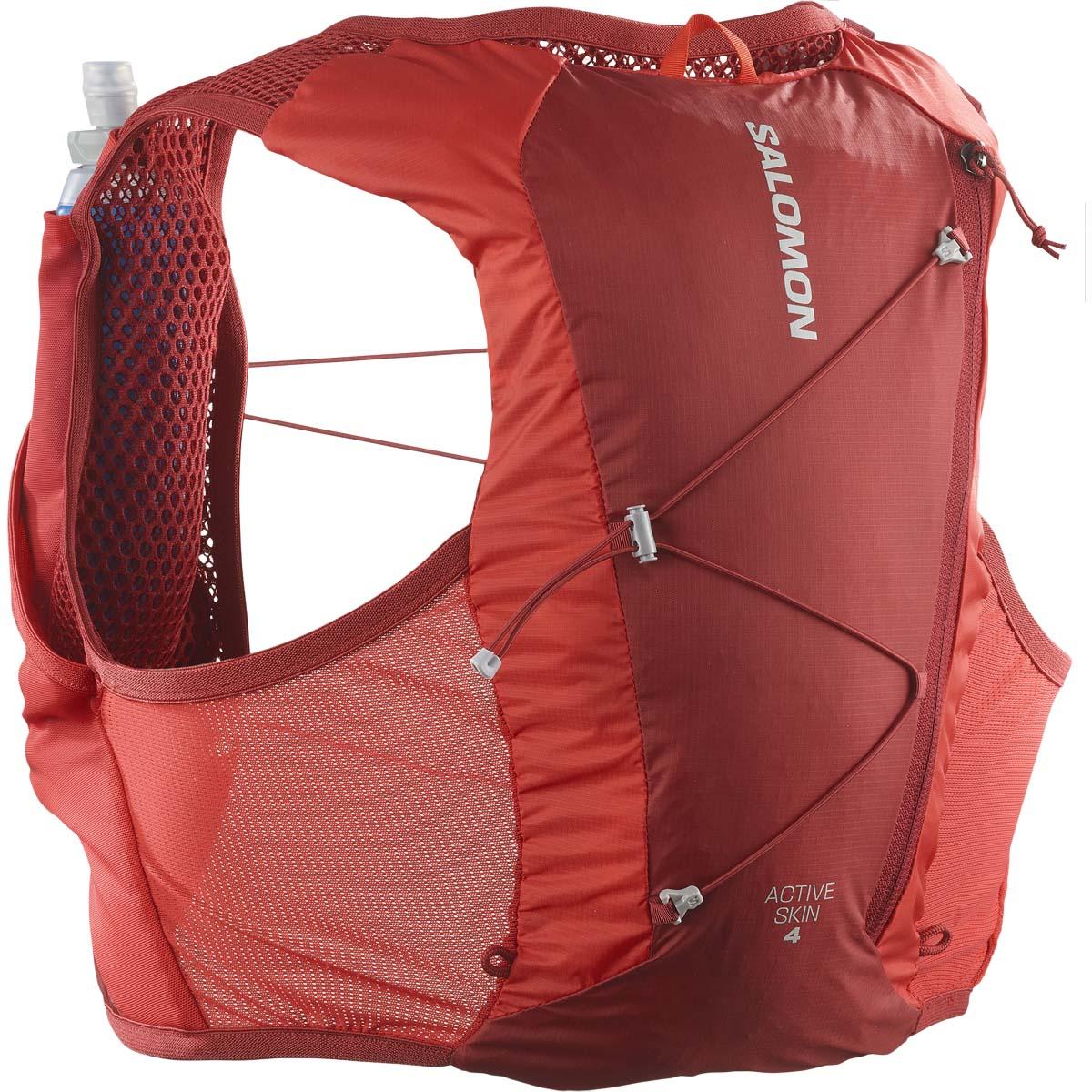 Salomon Active Skin 4L Løberygsæk RED DAHLIA / HIGH RISK RED