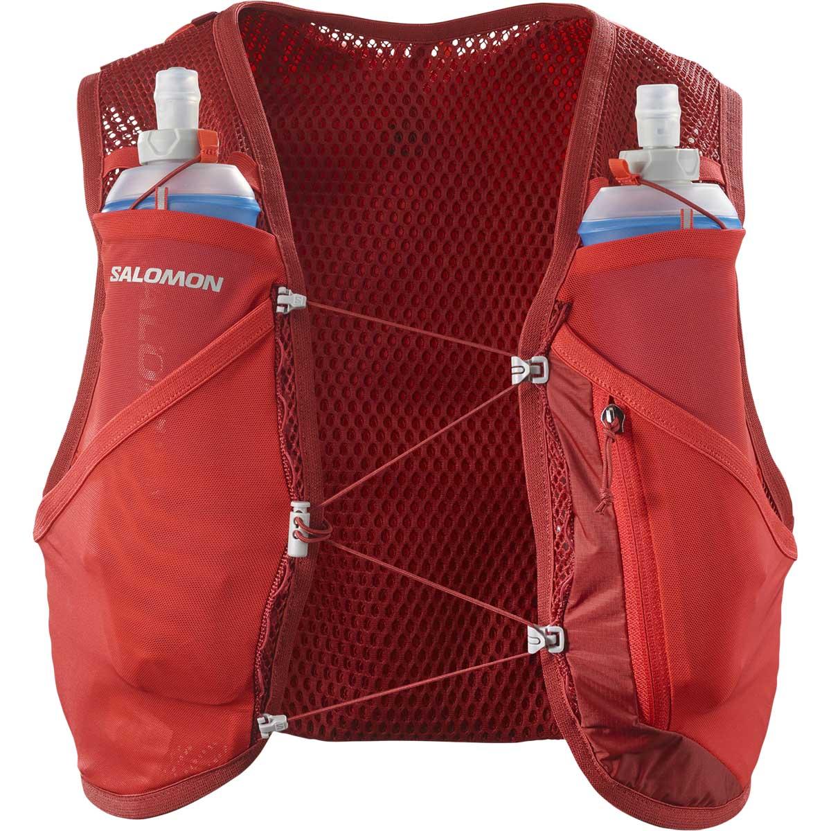 Salomon Active Skin 4L Løberygsæk RED DAHLIA / HIGH RISK RED