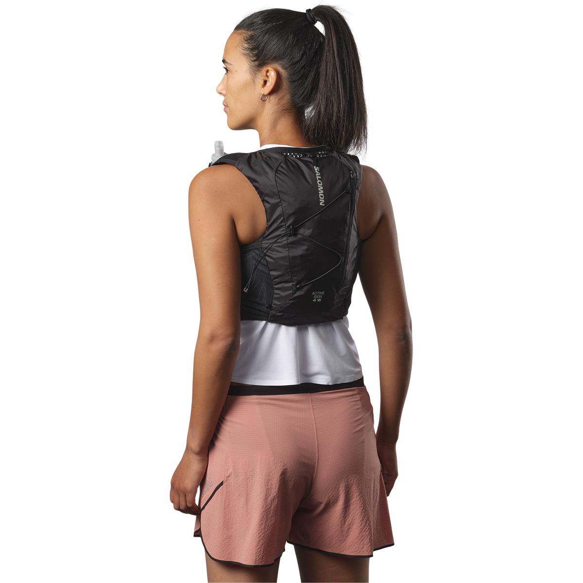 Salomon Active Skin 4L Løberygsæk Dame BLACK / METAL
