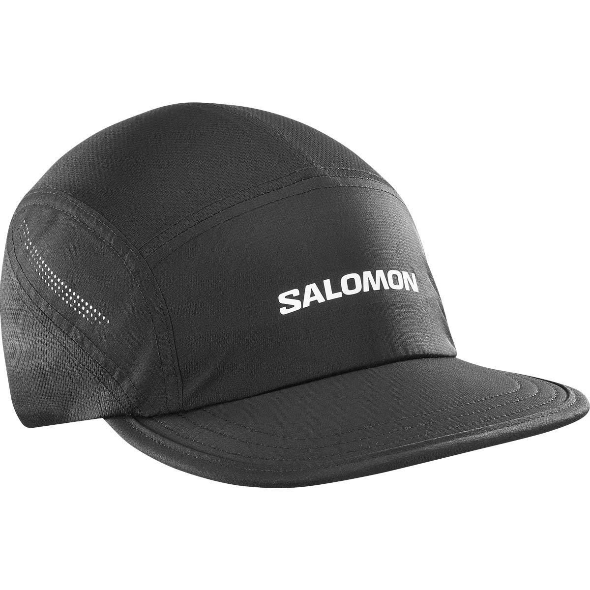 Salomon SHAKEout 7 Panel Strapback Cap DEEP BLACK/