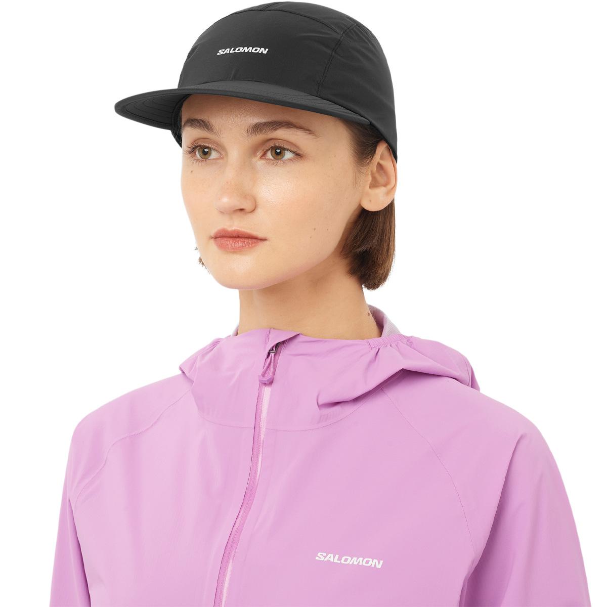 Salomon Bonatti Pro 5 Panel Løbe Cap DEEP BLACK/