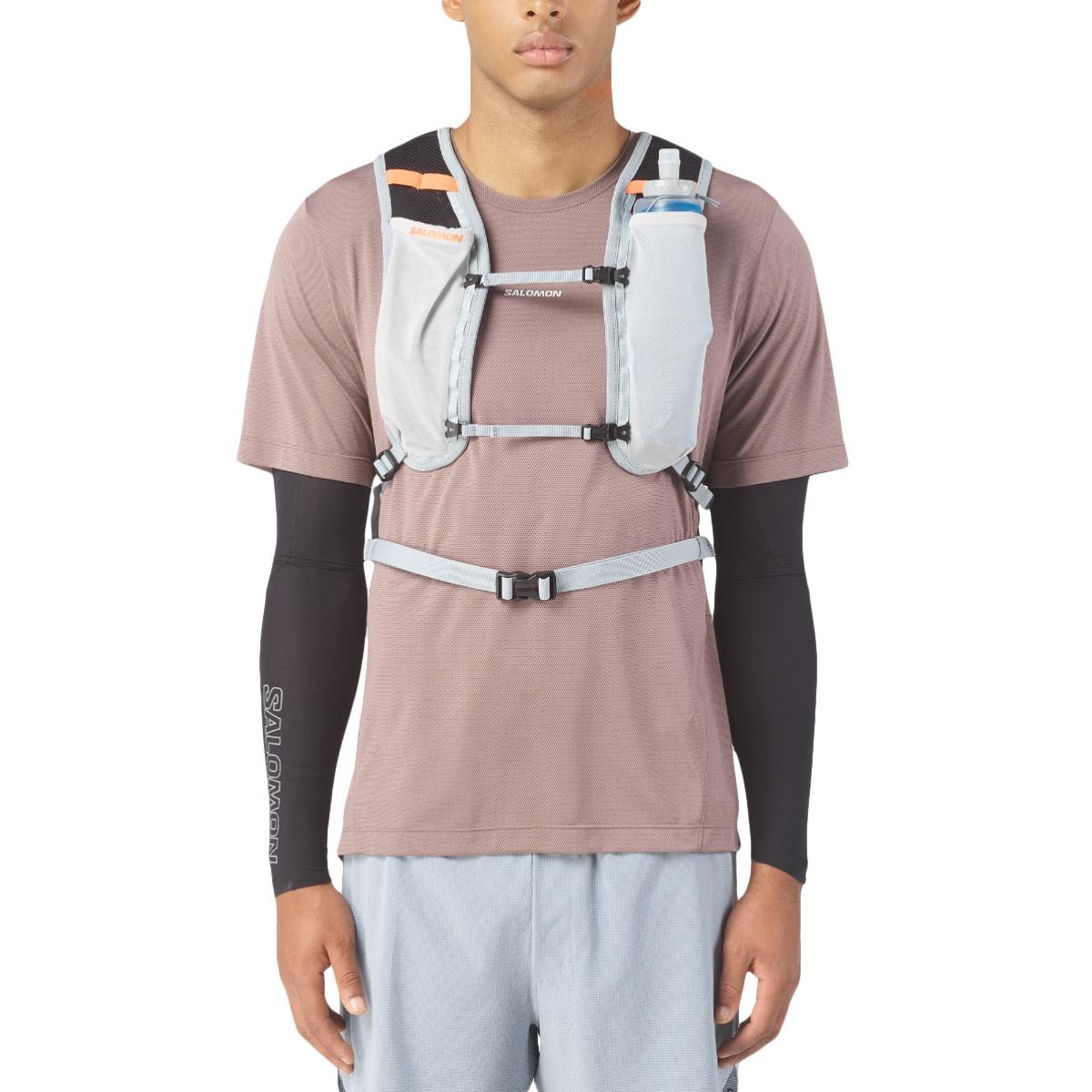 Salomon Cross 12L Løberygsæk Gray Violet/Quarry/NECTARINE
