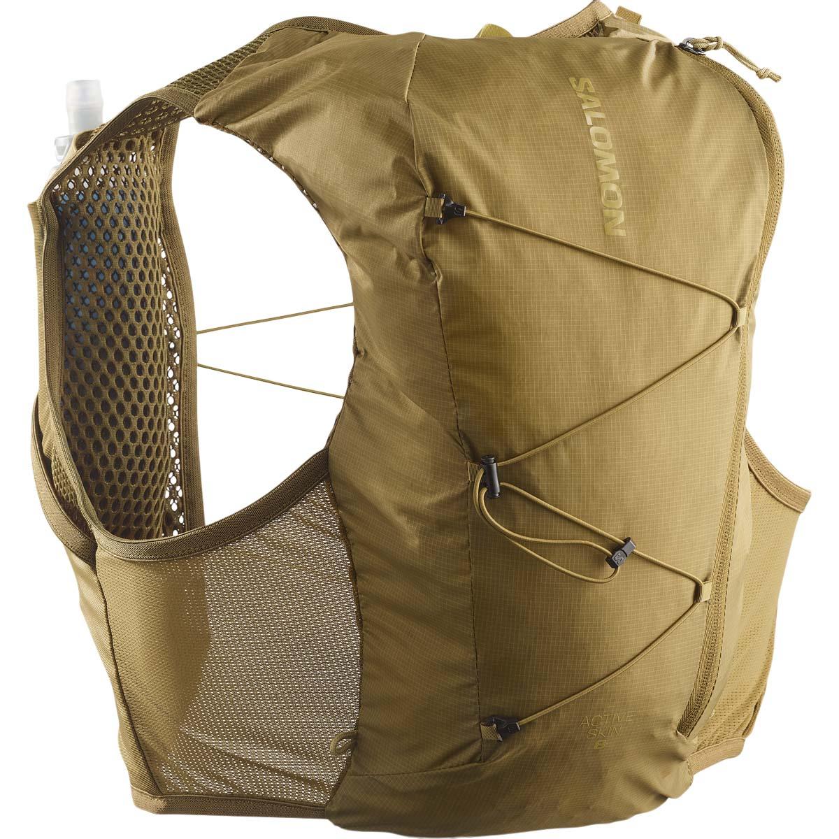 Salomon Active Skin 8L Løberygsæk BRILLIANT OLIVE/Willow