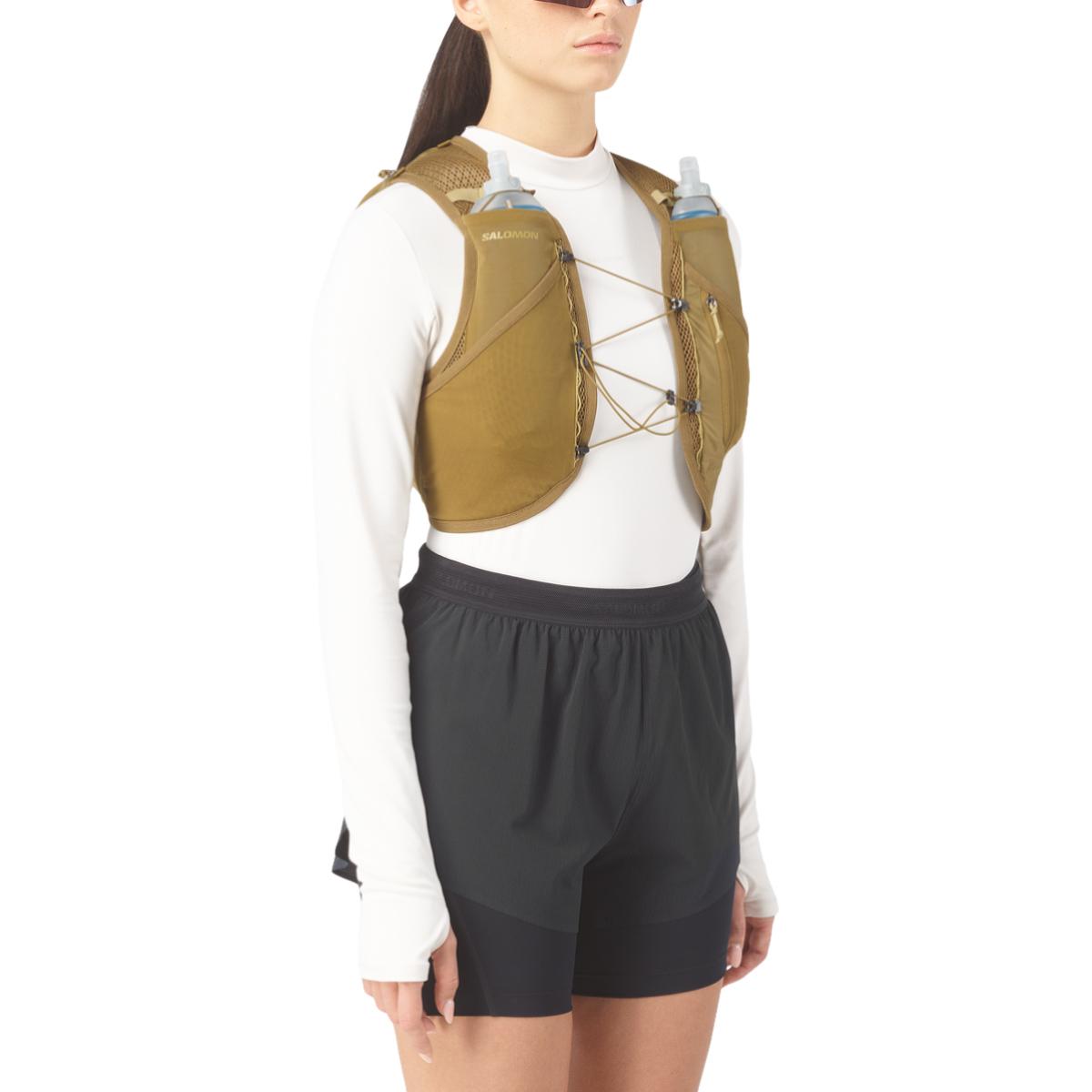 Salomon Active Skin 8L Løberygsæk BRILLIANT OLIVE/Willow