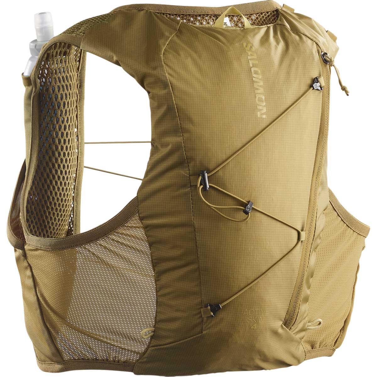 Salomon Active Skin 4L Løberygsæk BRILLIANT OLIVE/Willow