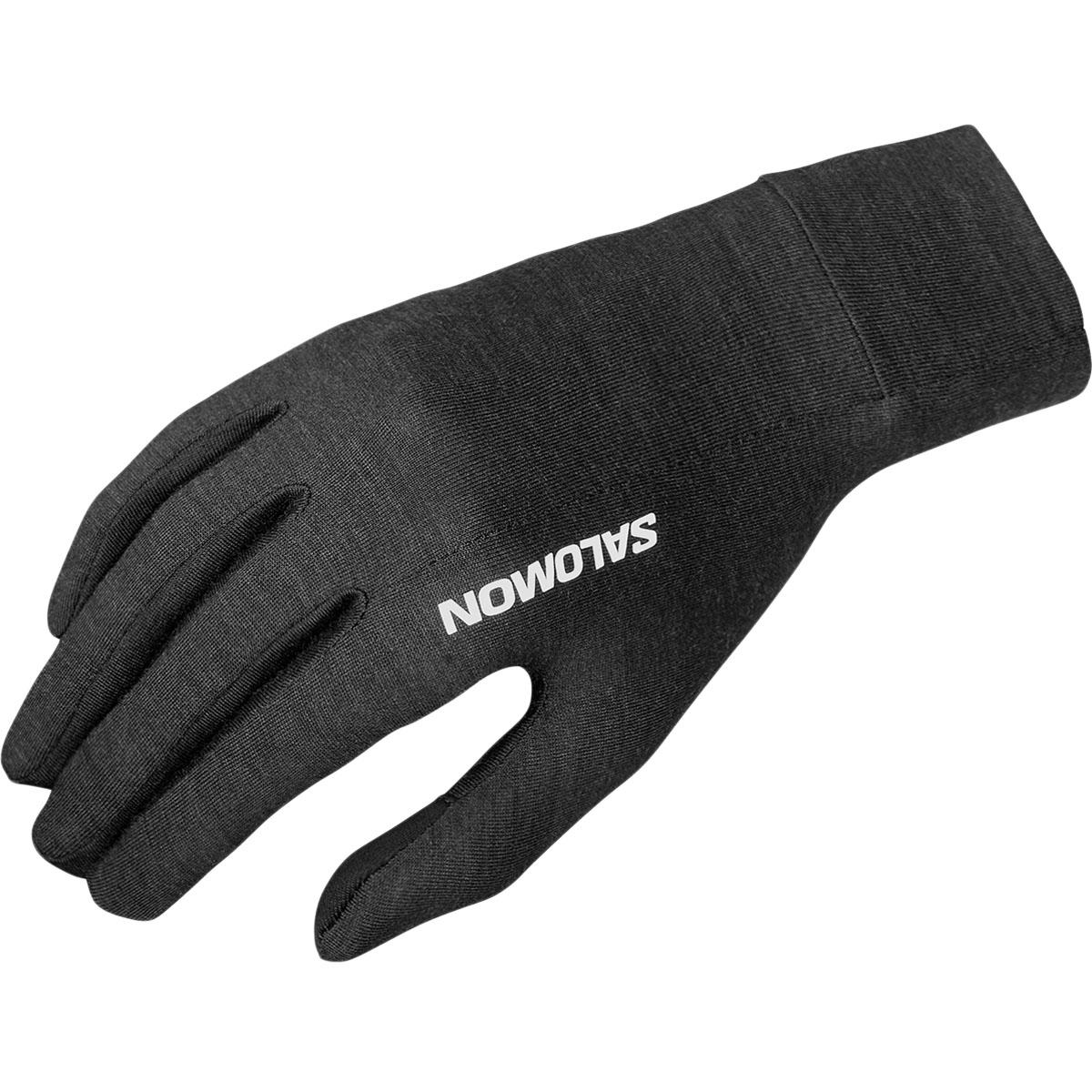 Salomon Merino Løbehandsker DEEP BLACK/