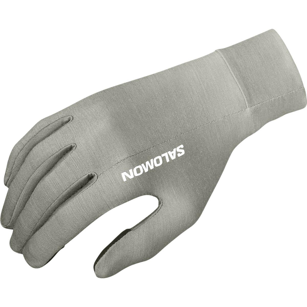 Salomon Merino Løbehandsker Castor Gray/