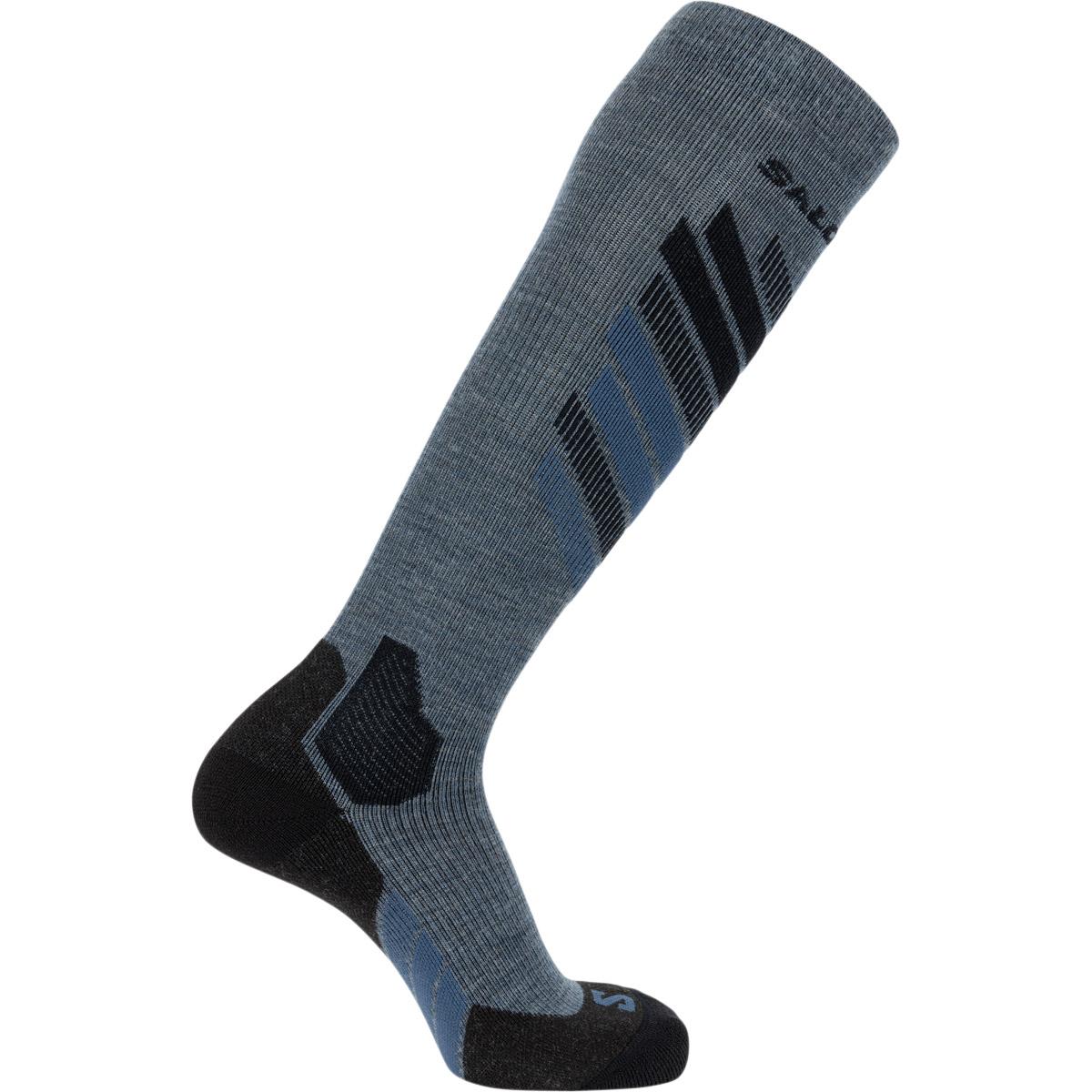 Salomon S/Max Skistrømper Copen Blue/BLACK/