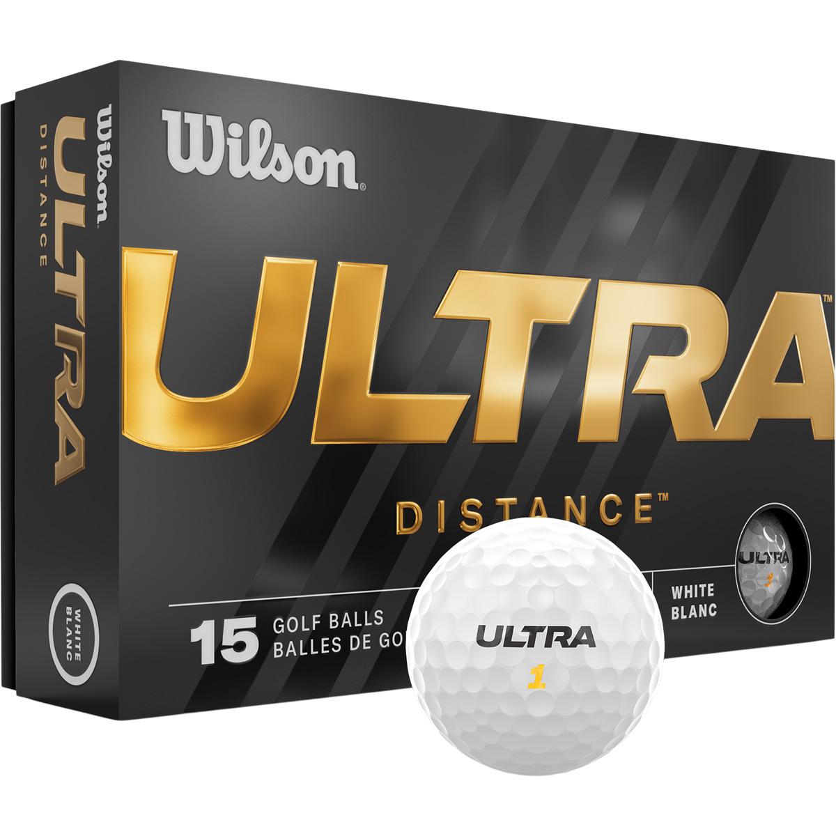 Wilson Ultra Distance 15-Pack Golfbolde White/