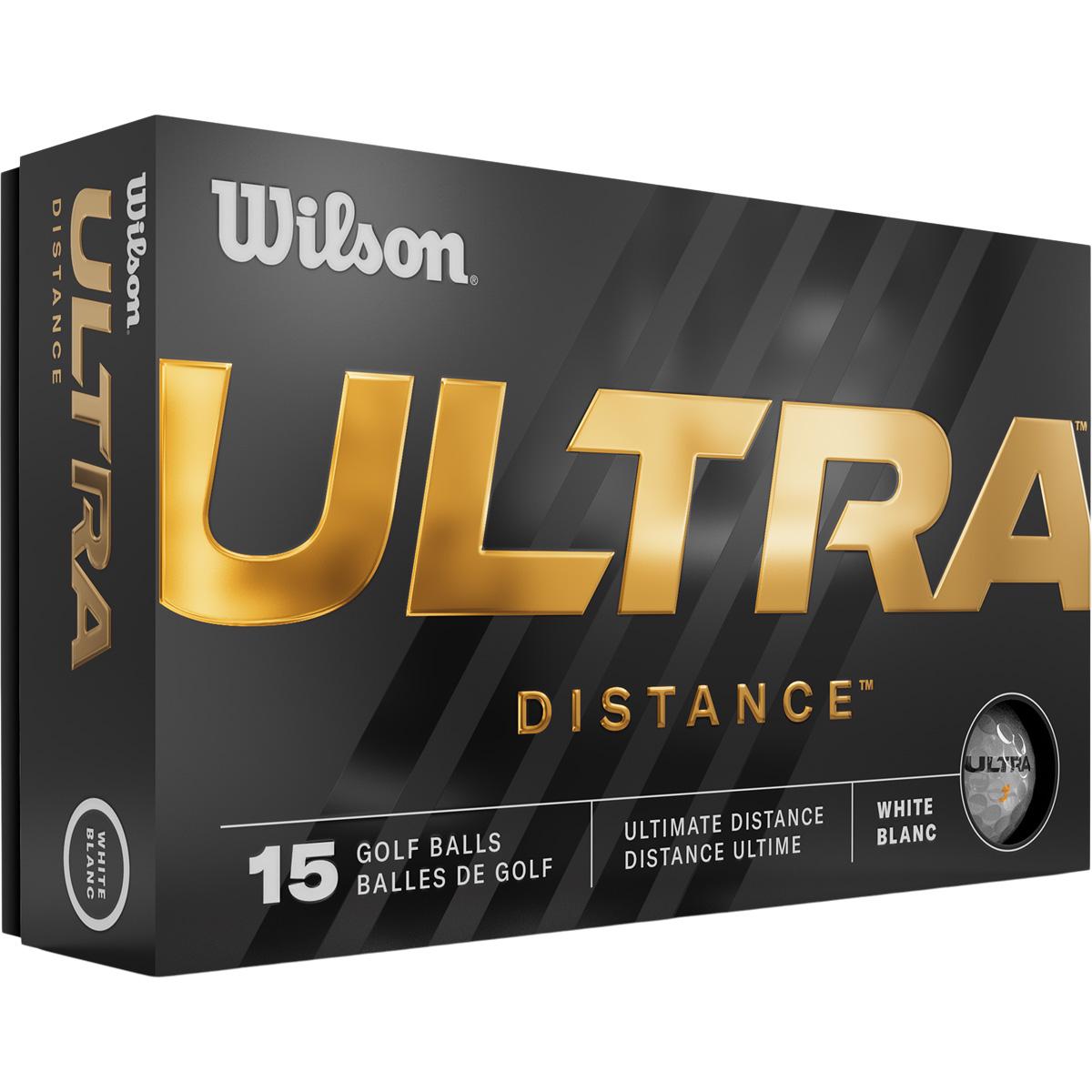 Wilson Ultra Distance 15-Pack Golfbolde White/