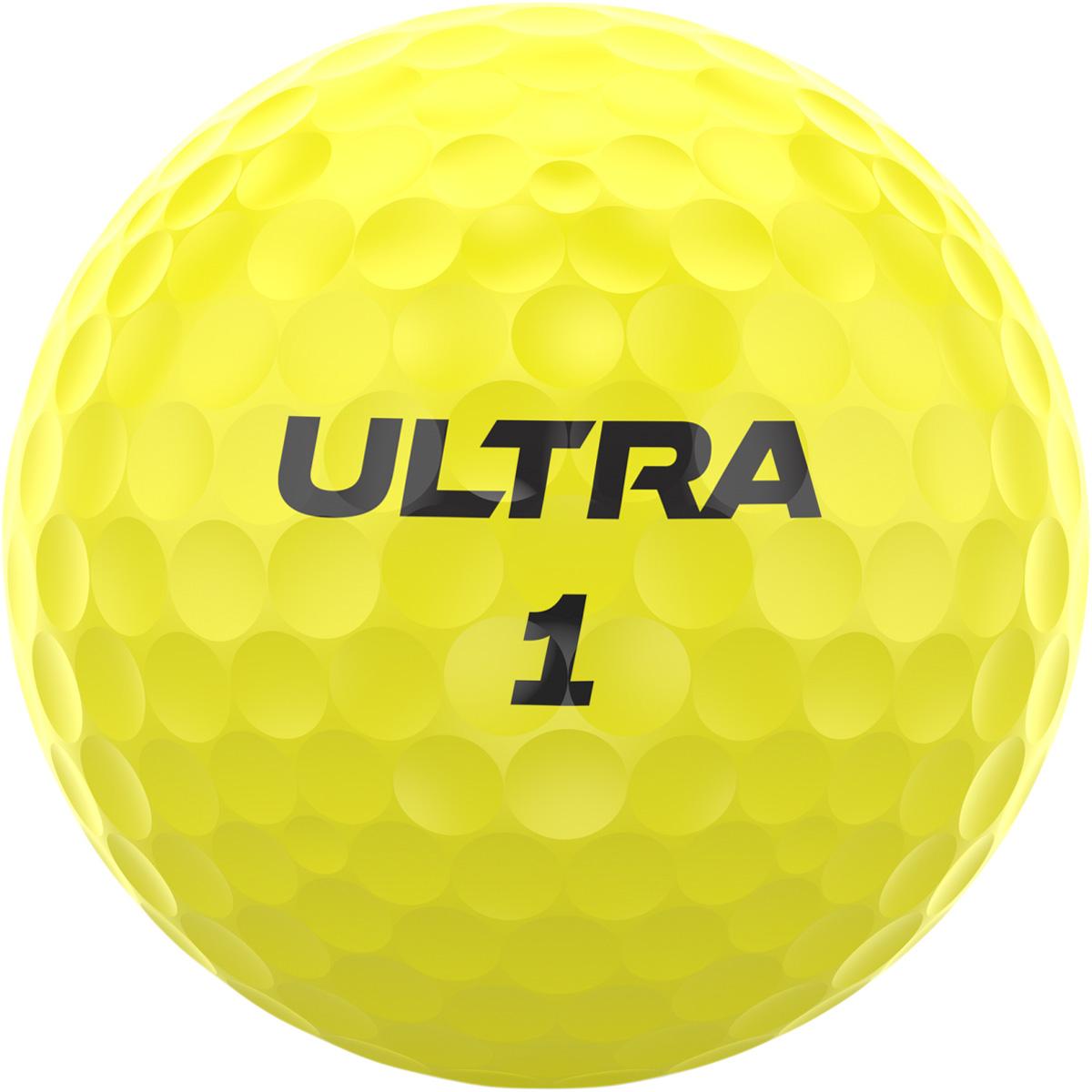 Wilson Ultra Yellow 15-Pack Golfbolde Yellow/