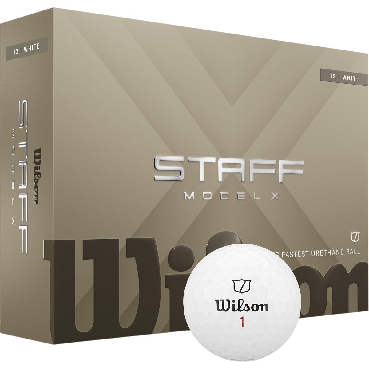 Wilson Staff Model X 12-Pack Golfbolde White/
