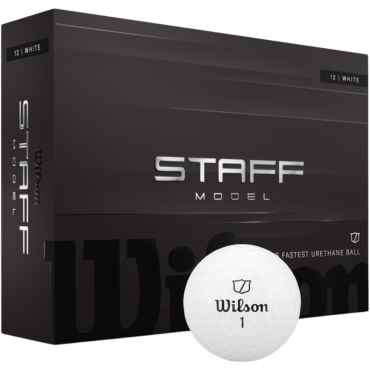 Wilson Staff Model 12-Pack Golfbolde White/