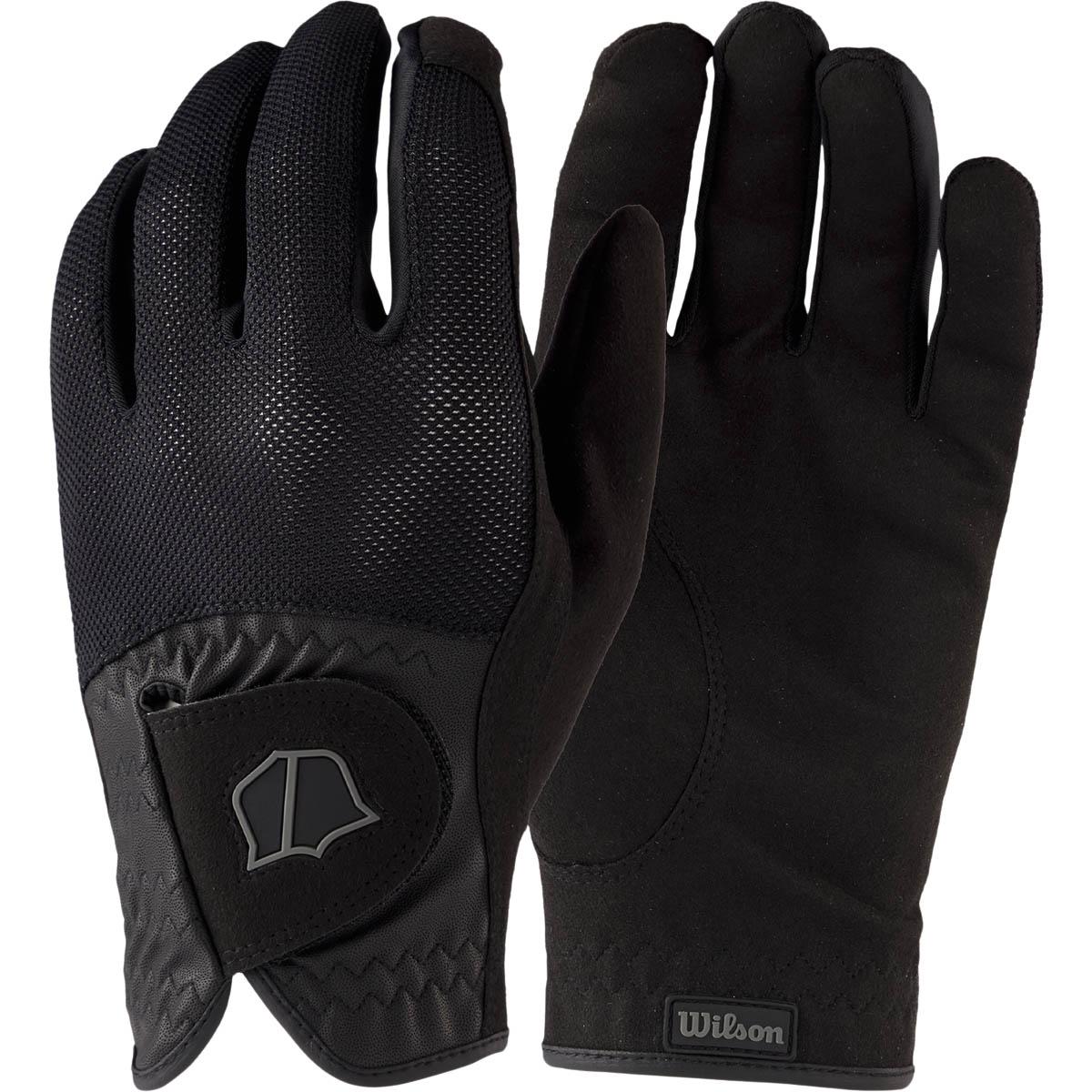 Wilson Rain Golfhandsker Herre Black