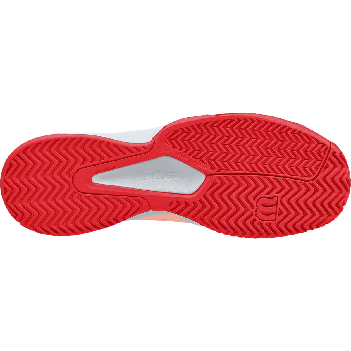 Wilson Kaos Stroke 2.0 Tennissko Dame White/Peach Parfait/Infrared