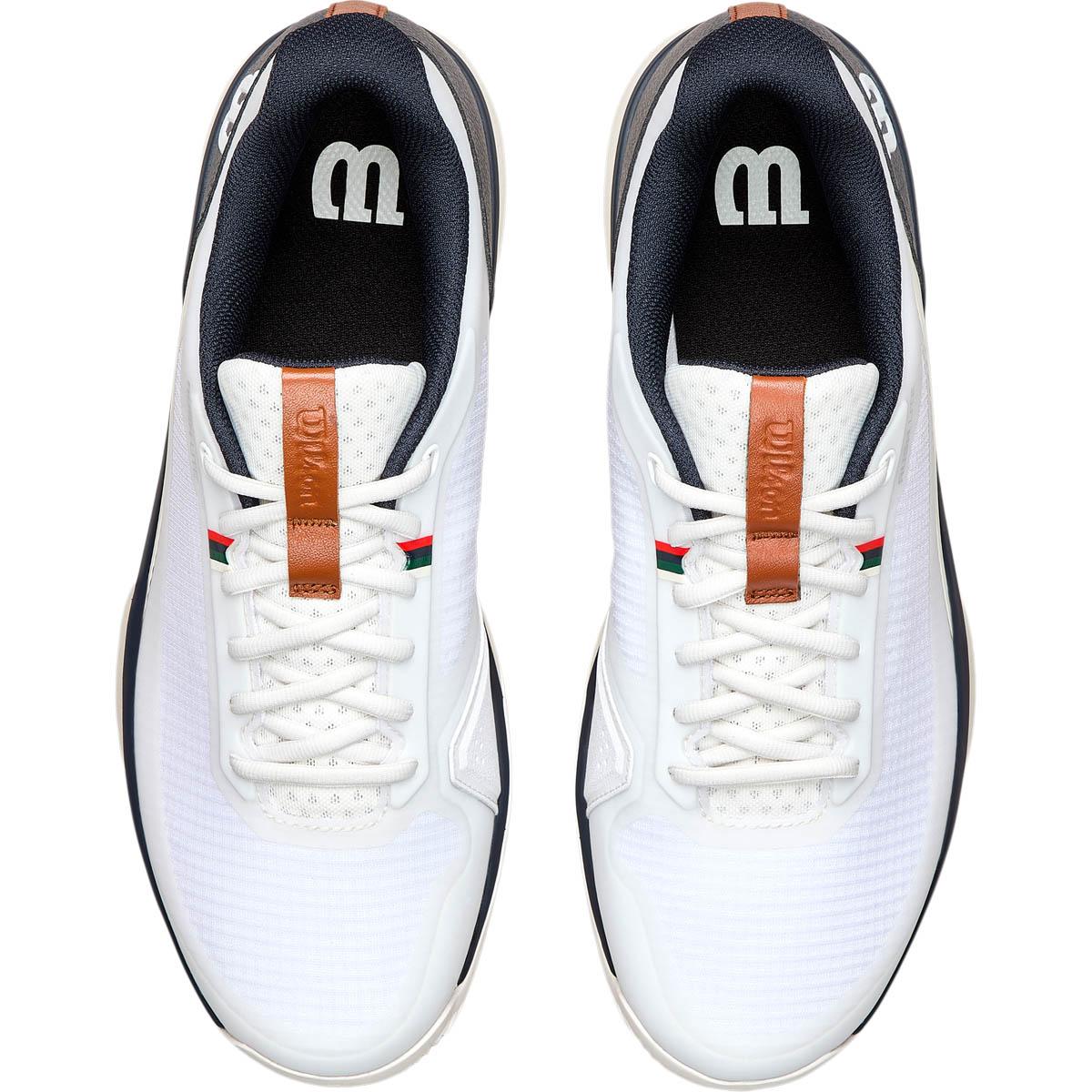 Wilson Rush Lite 5 Clay Tennissko Herre White/Navy Blazer/Tofu