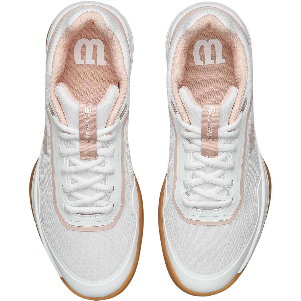 Wilson Courtglide Tennissko Dame White/Cameo Rose/Gum1a