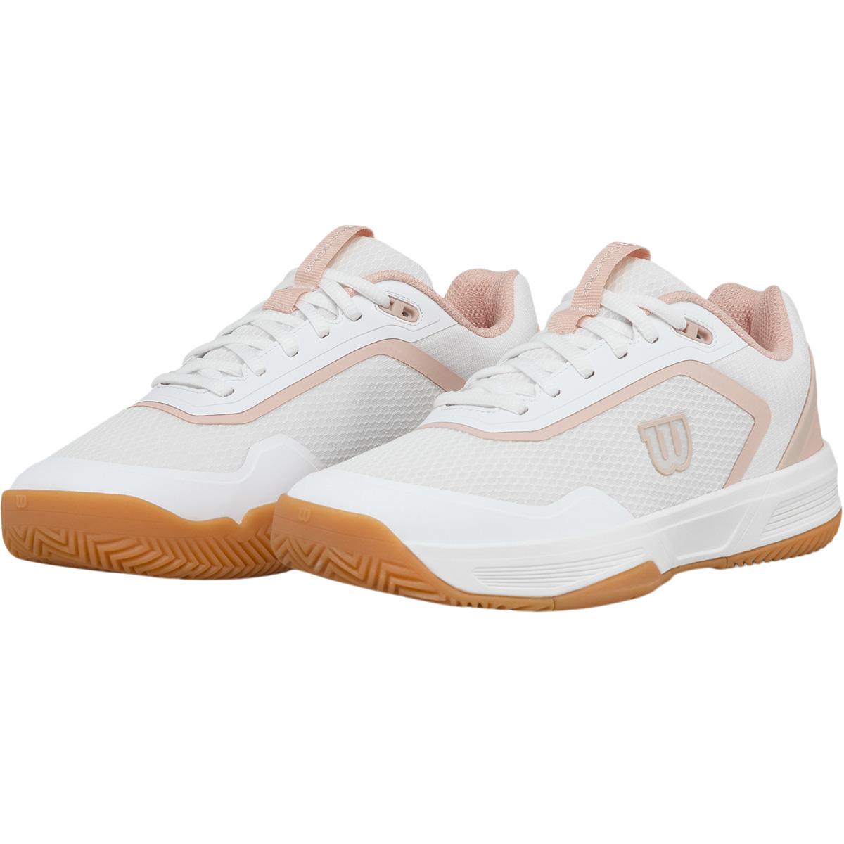 Wilson Courtglide Tennissko Dame White/Cameo Rose/Gum1a