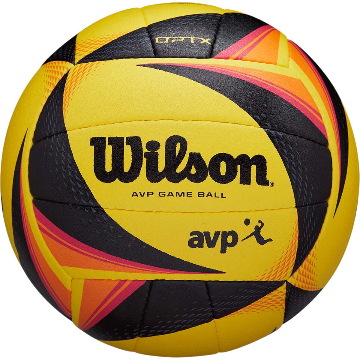 Wilson OPTX AVP Official Beach Volleybold YELLOW/BLACK