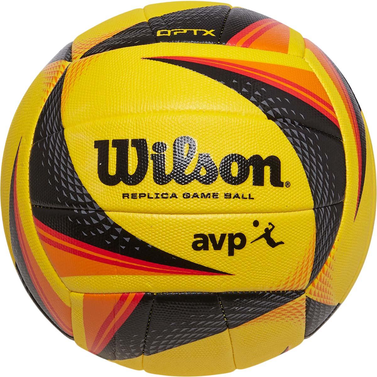 Wilson OPTX AVP Replica Beach Volleybold YELLOW/BLACK/ORANGE