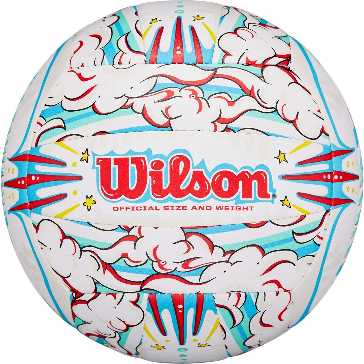Wilson Graffiti Peace Volleybold White