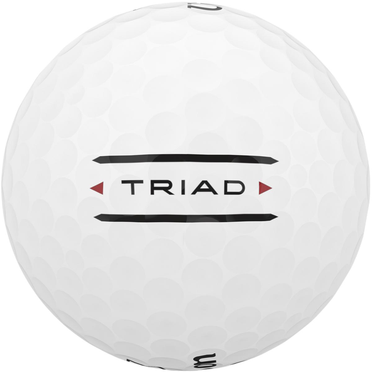 Wilson Triad 12-Pack Golfbolde White