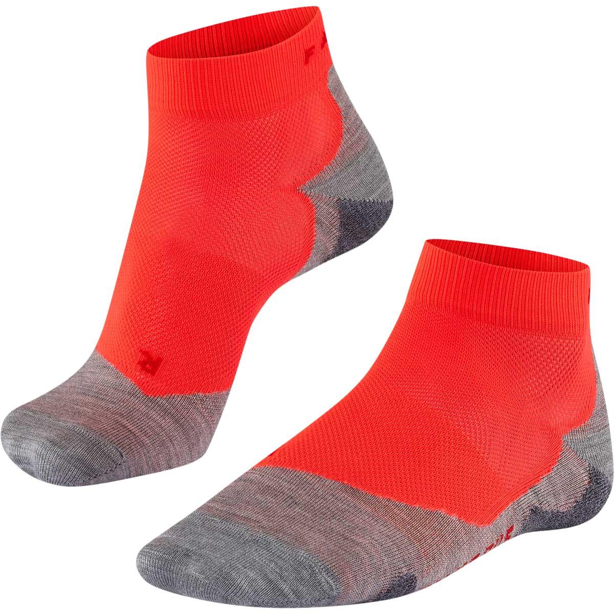 FALKE RU5 Korte Løpesokker Herre neon red