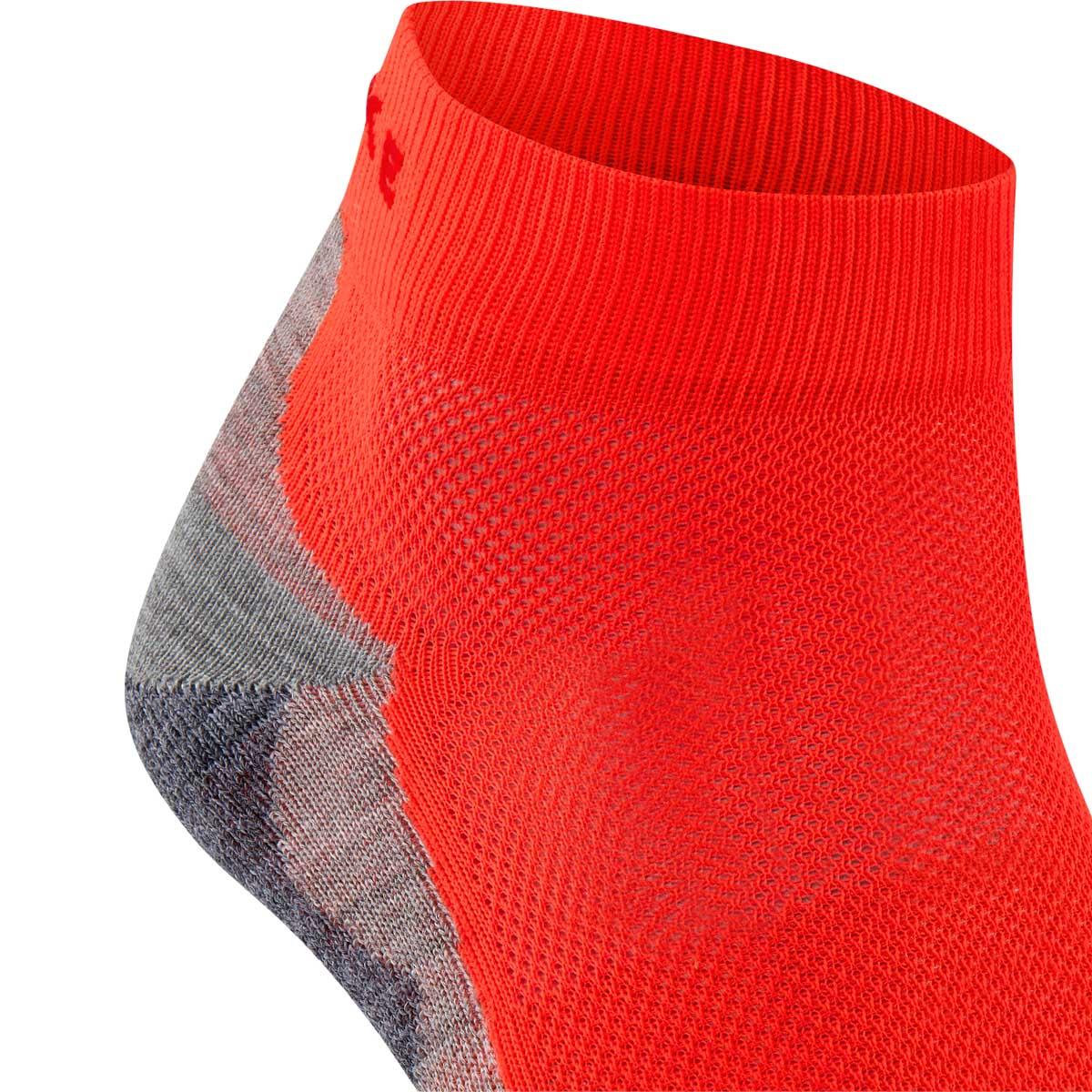 FALKE RU5 Korte Løpesokker Herre neon red