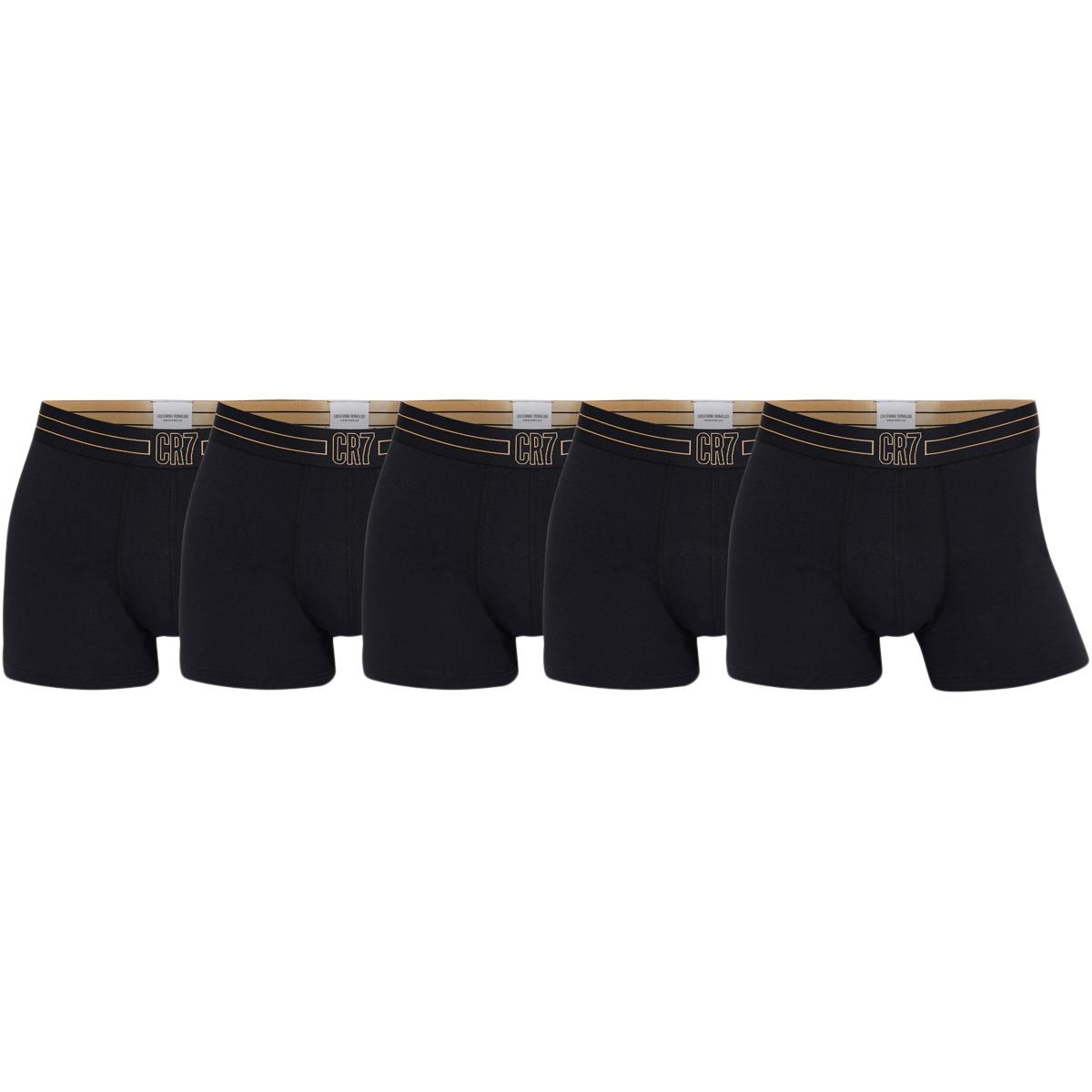 CR7 Basic Trunk 5-Pack Boxershorts Herre Black