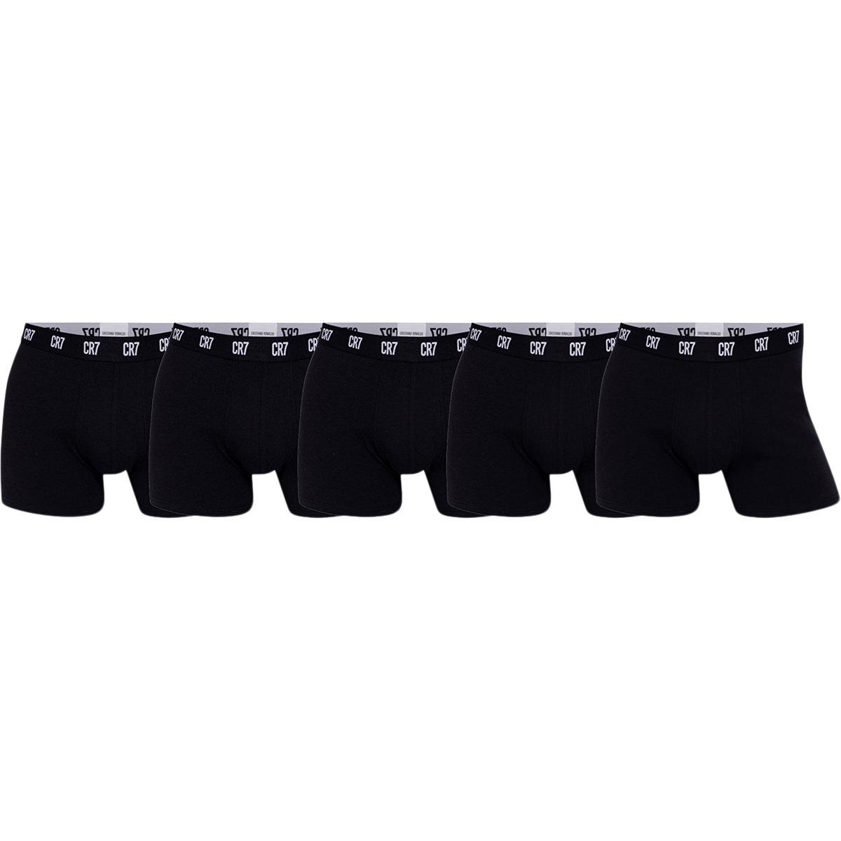 CR7 Basic Trunk 5-Pack Boxershorts Herre Black