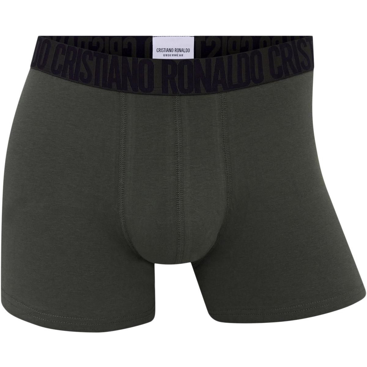 CR7 Basic Trunk 5-Pack Boxershorts Herre Black/Green