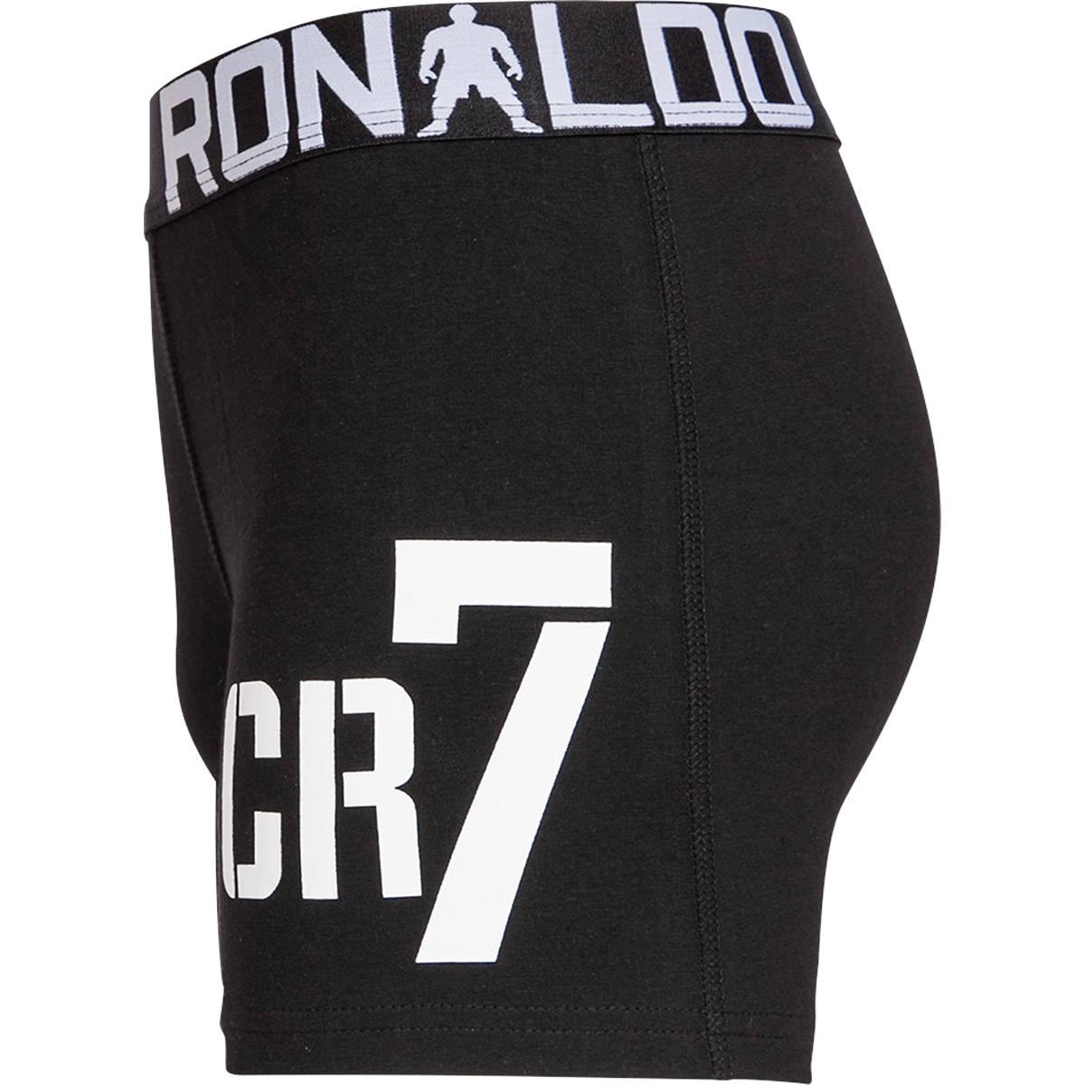 CR7 Boys Trunk 2-Pack Boxershorts Børn OBSIDIAN/WHITE